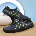 thumbnail image 3 of Ticikt Barefoot Water Shoes for Kids - Wide Toe and Quick-drying Sand Shoes Toddler for Hiking Swim Beach Pool Accessories, Camping Must-Haves for Boys Girls,Color:Blue,Size:13, 3 of 9