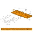 thumbnail image 3 of For 17-19 Cruze Hatchback Front Engine Splash Shield Undercar Cover Deflector, 3 of 5