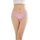 thumbnail image 1 of Gibobby Verano calzoncillos adelgazantes Cintura media para mujer, malla ultrafina, Sexy, bordado en caliente, bordado en la espalda, pantalones triangulares vacíos, tocado(Rosa， M), 1 of 4