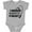 AC-Heather Grey, variant on I Hooked Daddy's Heart with Fishing Rod Boys or Girls Baby Bodysuit