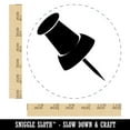 thumbnail image 2 of Push Pin Thumbtack Self-Inking Rubber Stamp Ink Stamper - Black Ink - Large 1-1/2 Inch, 2 of 7
