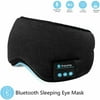 Wireless Bluetooth 5.0 Stereo Eye Mask Headphones Earphone Sleep Music Headset,Other