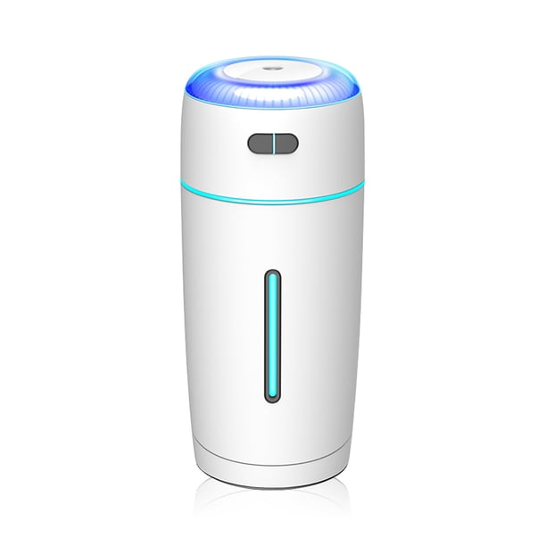 Billuyoard Humidificador de aire de 380ml, difusor de aire inalámbrico recargable por USB para coche, generador de niebla de cierre automático, sistema de Humidificadores Blanco Billuyoard HA008731-02B