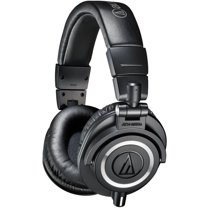Audio-Technica DJ Over-Ear Headphones, Black, ATH M50