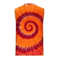 thumbnail image 3 of MELDVDIB Mens Tank Tops Tie-Dye Crew Neck Loose Sleeveless T-Shirt Breathable Summer Beach Vacation Stylish Pullover Tees, 3 of 5