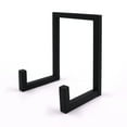 thumbnail image 1 of QualitChoice Black Record Racks Metal Black Hanging Shelf Floor Mounted Record Storage Display Photo Frame, 1 of 6