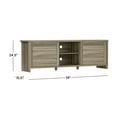 thumbnail image 3 of Handerson 74 inch TV Stand for TVs up to 80", Dark Oak Finish, 3 of 19