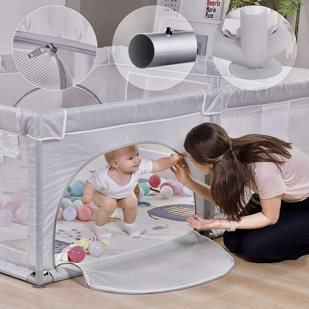 Lennox furniture 4 in 1 Travel Baby Crib Grey – Lennox Furniture