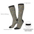 thumbnail image 4 of Logiee Modern Excavator Print Gift Stocking Stuffers,Adult Stockings,Novelty Socks,Funny Socks Birthday Running Walking Sleeping, 4 of 6