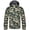 Dark Green, variant on Mens Waterproof Rain Jacket with Hood, Durable UV Protection Raincoat Breathable for Outdoor Hiking (Dark Green Camouflage XL)