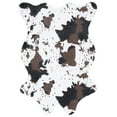 thumbnail image 2 of Safavieh Faux Cow Hide Isolde Animal Print Machine Washable Area Rug, Ivory/Dark Brown, 4'7" x 5'3", 2 of 6