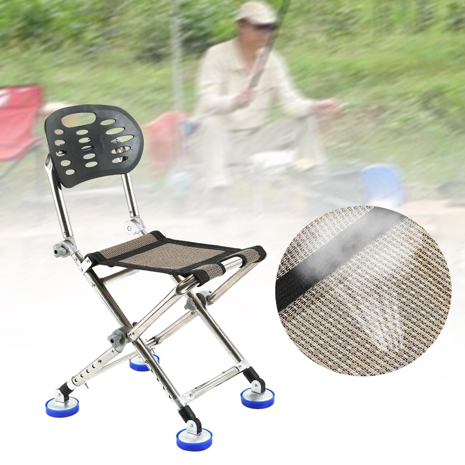 Tabouret Pliant Léger De Camping/Pêche - Tissu Oxford 600D - Charge Max 150kg - Compact Et Portable - 9