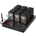 thumbnail image 1 of VEVOR P80 Wireless Restaurant Pager System 24 Buzzers Black With Adapter, 1 of 9