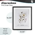 thumbnail image 4 of Stupell Industries Shabby Chic Relaxing Pressed Flowers Black Framed Print Under Glass, 13 x 16, by Lettered and Lined, 4 of 8