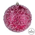 thumbnail image 3 of Adorno Vickerman Bola de Granizo Fucsia con Brillo 6 cm, 4 unidades por Bolsa, 3 of 3