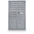 thumbnail image 2 of Postal Products Unlimited N1029410GLD 16 Door Standard 4C Mailbox with 2 Parcel Lockers - Gold, 2 of 3