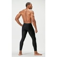 DEVOPS 2 Pack Men's Compression Pants Athletic Leggings (Medium, Black