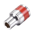 thumbnail image 1 of Unique Bargains 1/2-Inch Drive by 8mm Shallow Socket w Red Band, Cr-V, 6-Point, Metric, 1 of 4