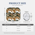 thumbnail image 3 of Windshield Sun Shade, Orange Green Camouflage Foldable Car Sun Shade Windshield For Front, 2 Pieces, 3 of 4