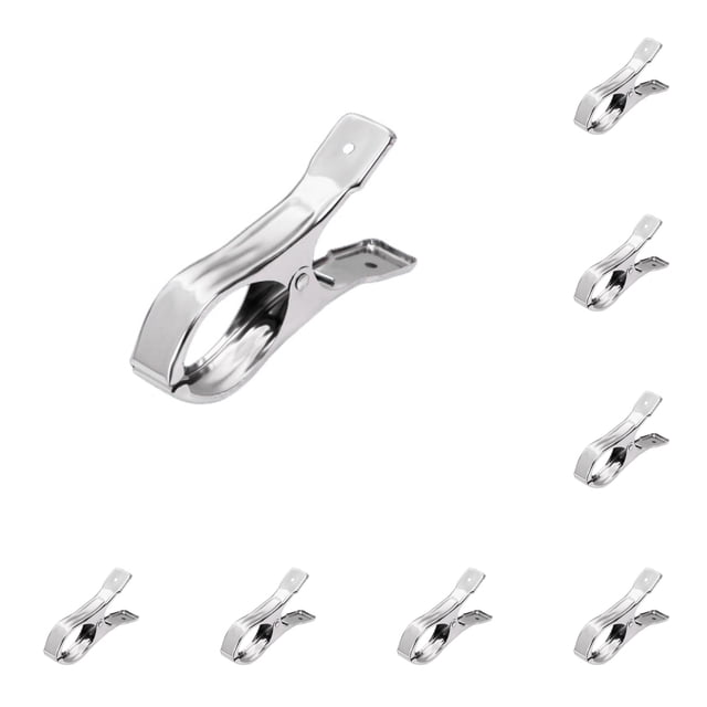 Multi Functional Stainless Drying Clamp Quilt Clips Sewing Clips Fabric Clips for Household Clothes and Quilt Drying, Windproof Fixed Clips Creative Multi-Use