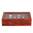 thumbnail image 6 of CNCEST 12 Slots Wooden Watch Display Box Case Jewelry Storage Rack Organizer Holder, 6 of 8