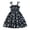 00-Blue422, variant on WOYY Girls Sleeveless Ruffle Floral Dress Casual Tiered A Line Dresses, Pink, Sizes 2-8