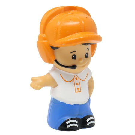 Replacement Part for Collectible Fisher-Price Little People Spinning Sounds Airport Airplane Playset CHF49 - Replacement Air Traffic Controller or Helicopter Pilot Figure