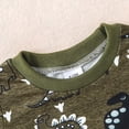 thumbnail image 4 of mgoYE Toddler Boy Clothes Baby Kids Dinosaur Truck Fall Winter Outfit Sweatshirt Jean Set 9 12 18 24 Months 3T 4T Boys Clothing, 4 of 8