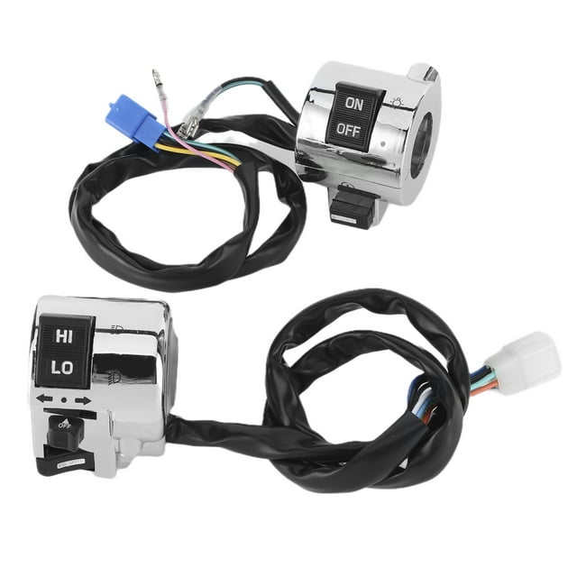 Horn Switch, ABS Wear Resistant Motorbike Switch, Easy Installation Multi-Function Waterproof Motorcycles For Electric Scooters Off-Road Vehicles ATV