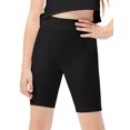thumbnail image 4 of Stelle Teenage Girls 8" High Waisted Biker Shorts with Pockets Yoga Workout Athletic Sports Shorts,Youth Capri Leggings Active Dance Running Underwear Volleyball Shorts,10-18 Years, 4 of 7