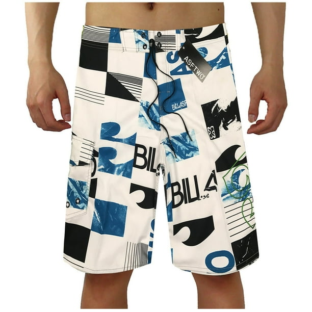 WILLBEST Pantalones Cortos de Playa de Secado Rápido para Hombre, para Ocio y Fitness, Tallas Grandes, para Surfear y Hacer Ejercicio.
