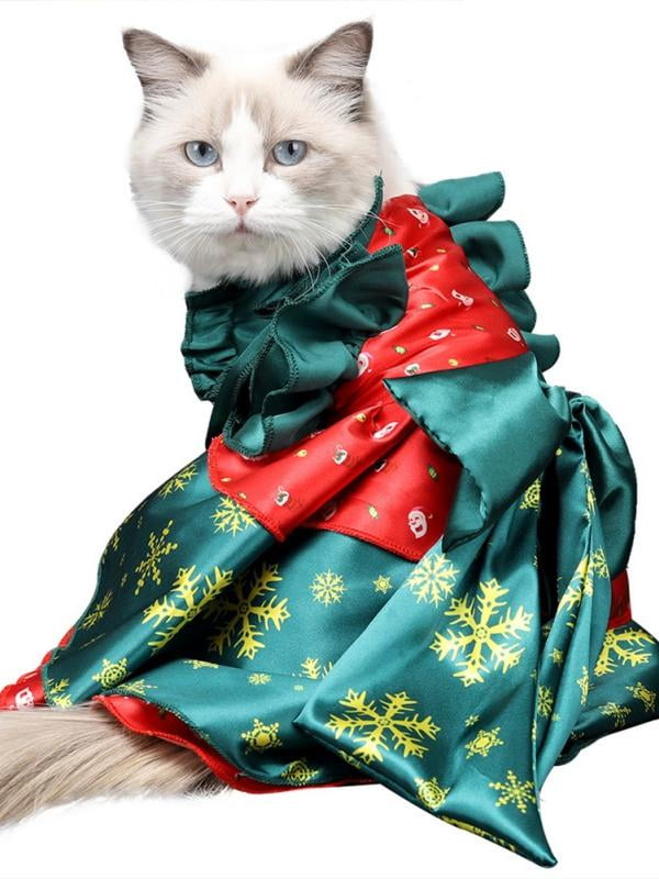 kitten christmas outfit