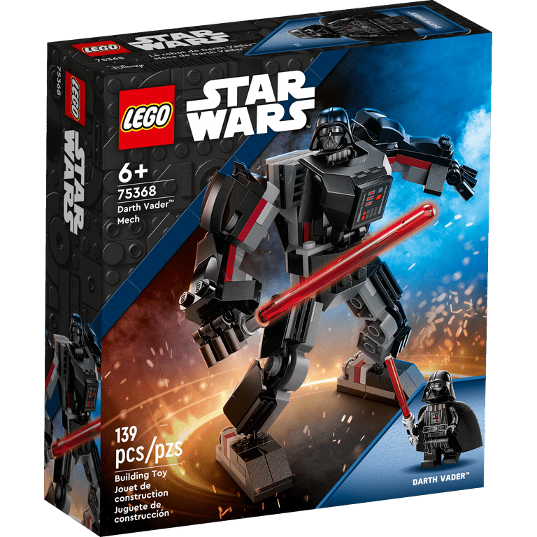 LEGO Star Wars Darth Vader Mech Buildable Star Wars Action Figure, this  Collectible Star Wars Toy for Kids Ages 6 and Up Features an Opening  Cockpit
