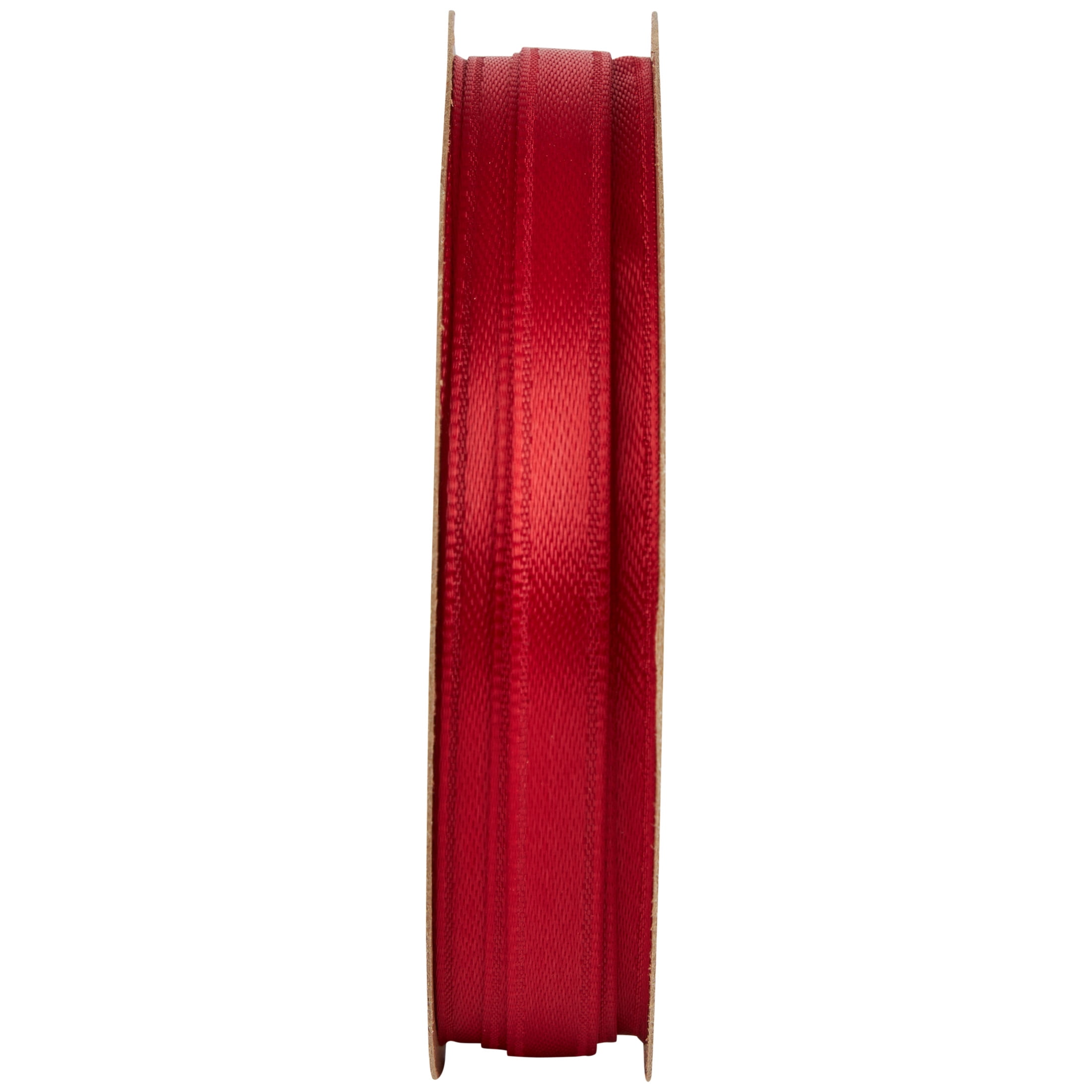 Hello Hobby Red Double Face Satin Ribbon, 1/4" x 8 yd