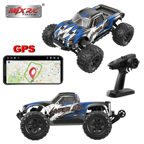 1:16 scale 4WD truck with GPS 24 (2S) / 30 (3S) MPH 350 feet range is 2S AND 3S battery capable