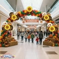 thumbnail image 2 of PMU Thanksgiving Mylar Sunflower Balloon Bouquet 25pc 18in Mylar Balloons Pkg/25, 2 of 6