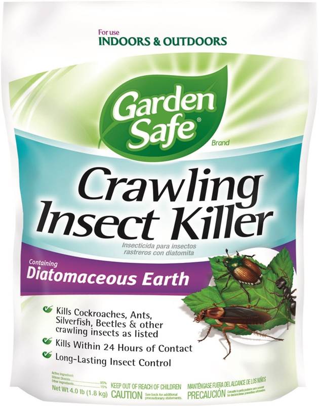 Garden Safe Diatomaceous Earth Crawling Insect Killer, 4 lb Bag - image 3 of 8