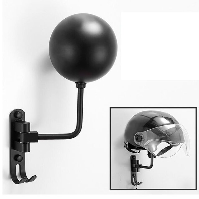 Soporte para casco vintage DYNWAVEMX montado en pared para sombrero Accesorios para motocicleta soporte de exhibición del sombrero