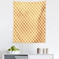thumbnail image 1 of Orange and White Tapestry, Old Fashioned Picnic Pattern Gingham Checkered Retro and Geometric, Fabric Wall Hanging Decor for Bedroom Living Room Dorm, 5 Sizes, Orange and White, by Ambesonne, 1 of 1
