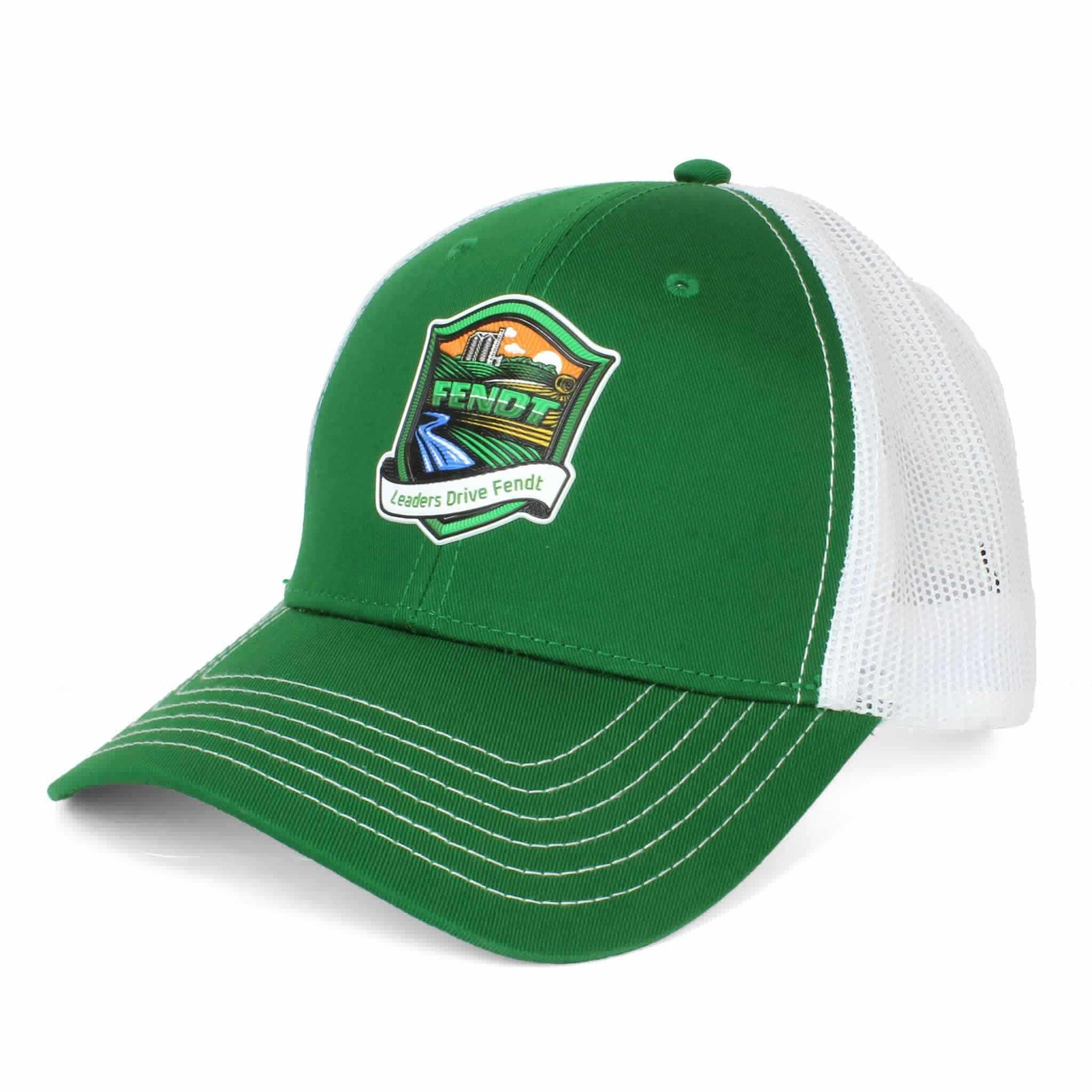 Leaders Drive Fendt Green & White Mesh Back Hat EXC-419