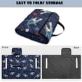 thumbnail image 6 of Whosucclay 4 Convenient Pockets Club Car Seat Covers for Ds Precedent Tempo EZGO, Non-Slip Golf Cart Accessories Quick Dry Seat Towel, Shark Star Pattern, 6 of 9