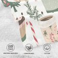 thumbnail image 5 of Yayeee 100% Cotton Hand Towels for Bathroom 16" x 28" Soft Absorbent Kitchen Towel, White Christmas Cups, 5 of 7
