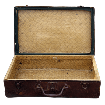 - LAMINATED POSTER Luggage Old Suitcase Leather Suitcase Antique Poster Print 24 x 36