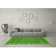 thumbnail image 3 of Ahgly Company Indoor Rectangle Abstract Green Modern Area Rugs, 8' x 12', 3 of 4