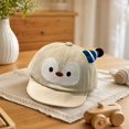 thumbnail image 4 of Baby Boys Girls Baseball Cap Windproof Sun Hat Infant Toddler Duckbill Cap Soft Brim Cartoon Penguin Pattern Casual Outdoor Hat, 4 of 6