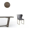 thumbnail image 4 of Gray Rosegold Velvet Dining Chair, 4 of 7