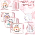thumbnail image 3 of Bolsa de cosméticos Kacctyen Rainbow, PVC transparente, impermeable, 10 unidades, 3 of 6