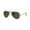 Polished Arista Gold Frame | Green Lens, variant on RB3925 AVIATOR MAX Pilot Shape Sunglasses Polished Arista Gold Frame | Polarized Green Lens 58mm