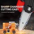 Audessy Chainsaw Sharpener, Portable Hand Crank Chain Sharpening Jig ...