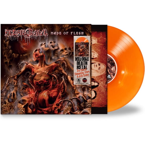 Fleshcrawl - Made of Flesh - Orange - Music & Performance - Vinyl